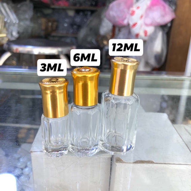 Chai bi lăn ấn độ 3ml-6ml-12ml