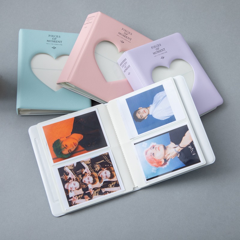Album Ảnh 3 Inch 64 Ngăn Hình Trái Tim / Ngôi Sao Mini Instax DIY