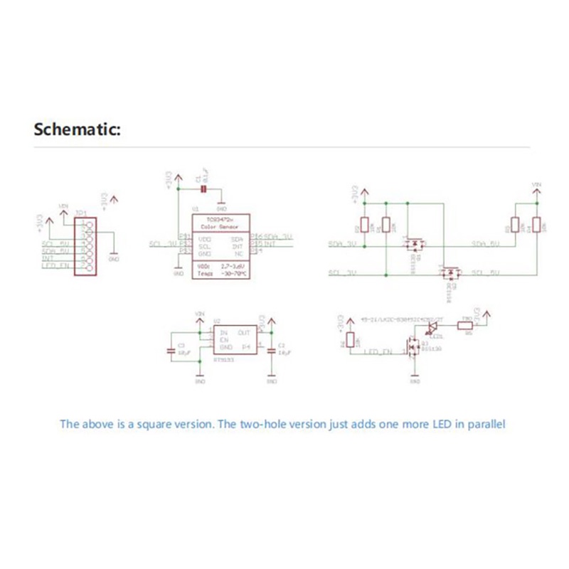 Màu Sắc Cảm Biến Nhận Biết Tcs230 Tcs3200 / 5v Cho Arduino Stm32 Dc 3.3 /