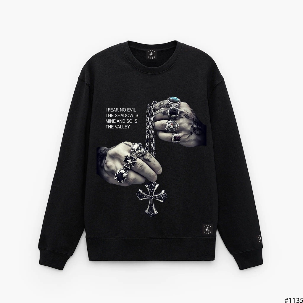 Áo Sweater OD Oversize Jesus, áo nỉ dài tay Unisex ODIN CLOTHING