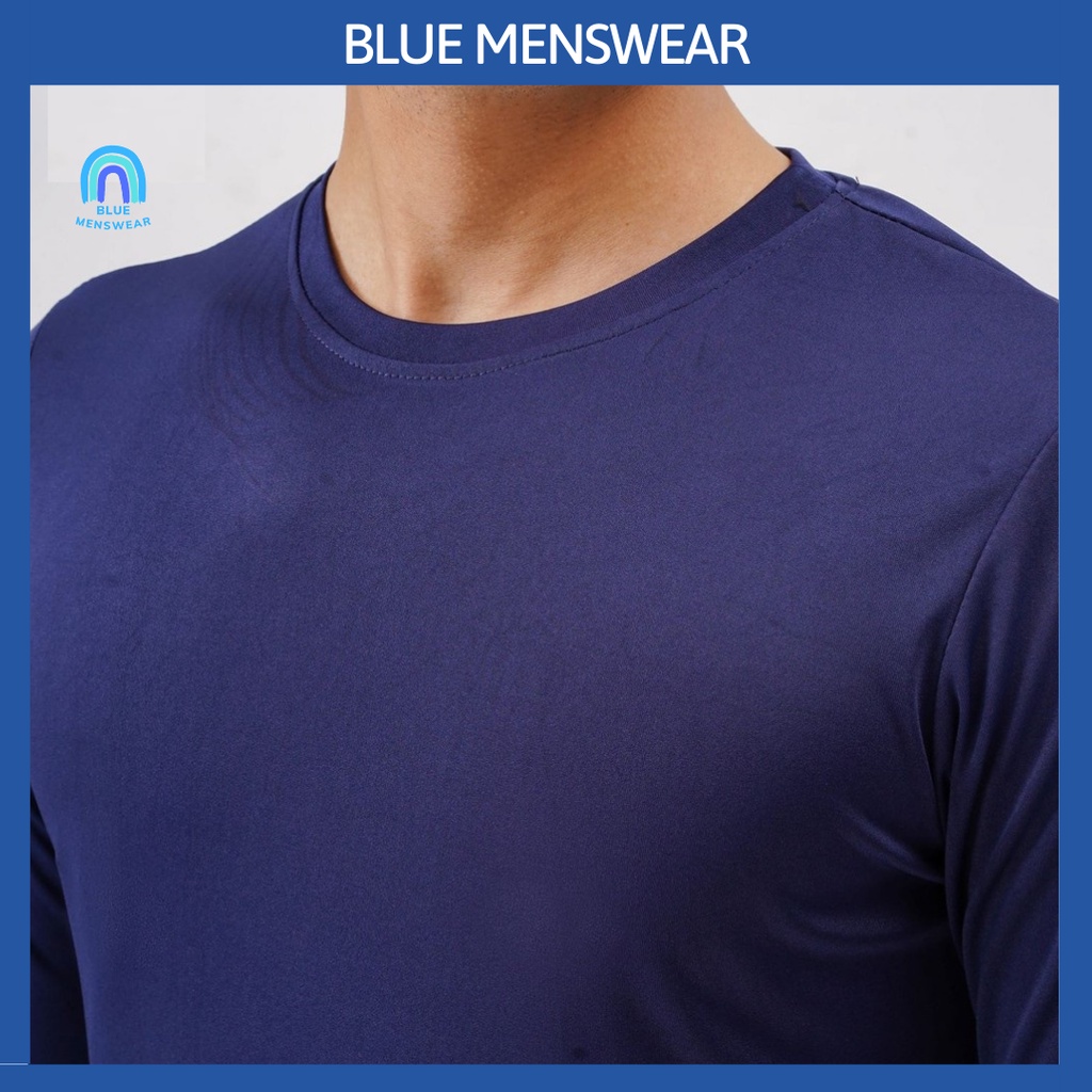 Áo Giữ Nhiệt Nam thể thao đẹp dài tay cao cấp AT28 - BLUE MENSWEAR | BigBuy360 - bigbuy360.vn
