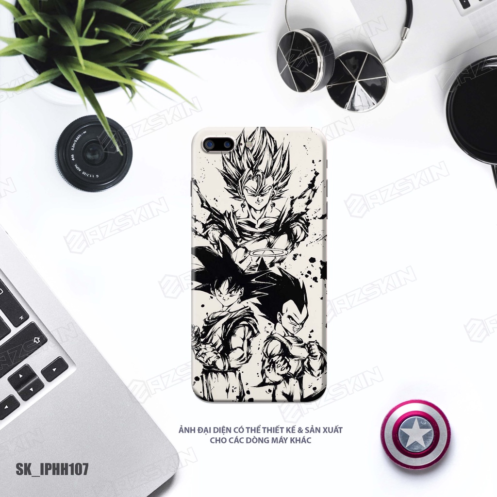 Miếng Dán Full Lưng Viền IP 7/14 Pro Max Chủ Đề Black White |SK_IPHH107| Film 3M Nhập Khẩu, Khuôn Cắt CNC, Bền Màu