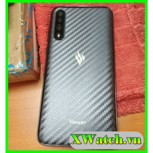 Dán Carbon mặt lưng Vsmart live 4 / joy 4 / active 1 plus / active 3 / star 3 / star 4 Star 5