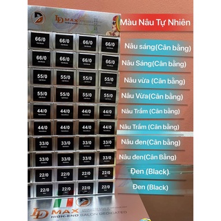 (SIÊU RẺ) Thuốc nhuộm tóc Ldmax Tone màu nâu đen - không tặng kèm oxy