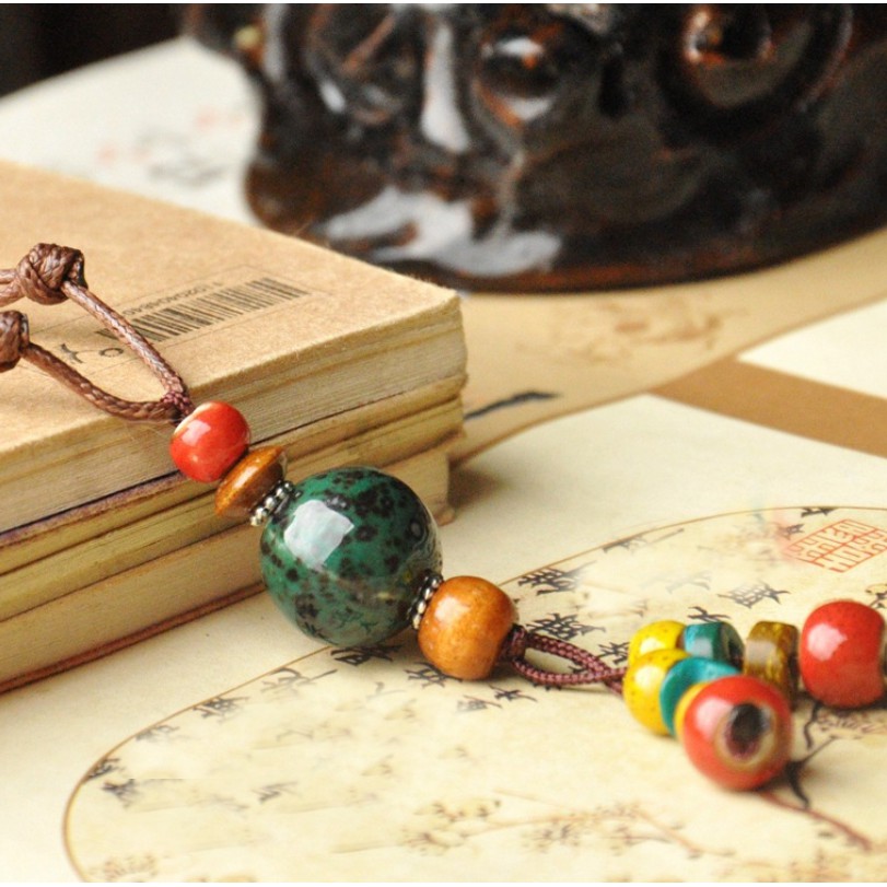 Vòng cổ gốm Vintage phong cách VGOM68