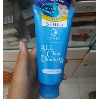 Sữa rửa mặt tẩy trang senka 120g