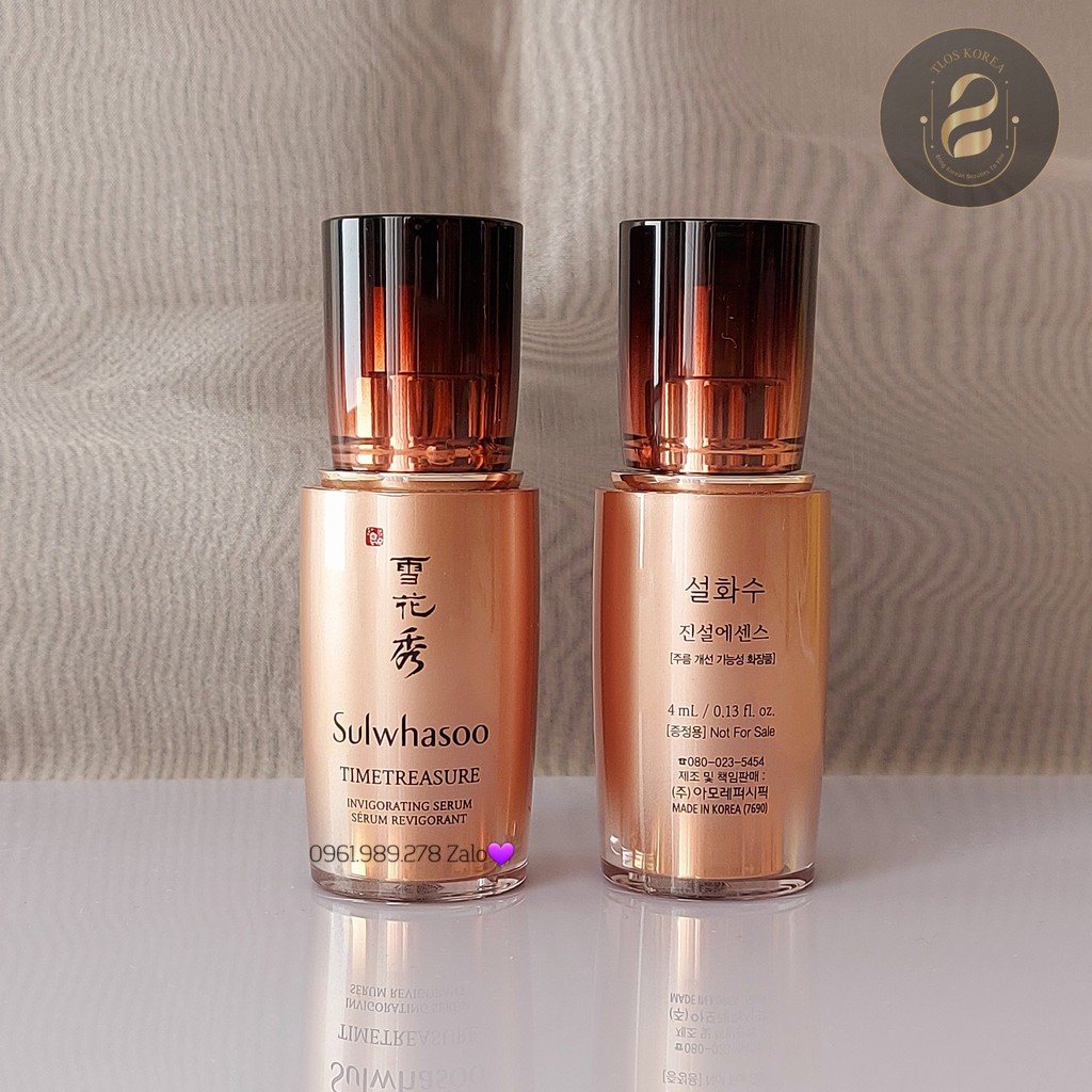 Serum Sulwhasoo Thông Đỏ - Chống Lão Hóa Dòng Thông Đỏ Timetreasure Invigorating Mini 4Ml