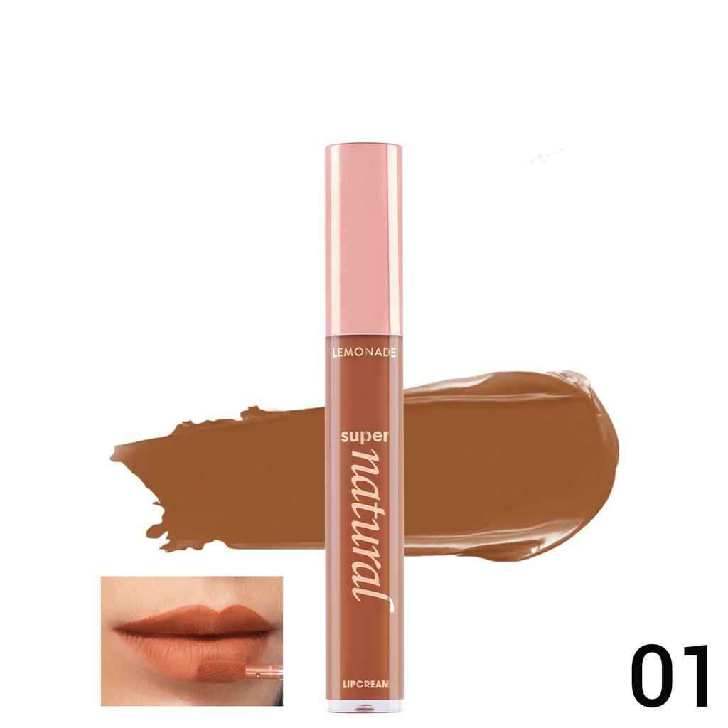 [Mã COSGLORIAT4 -8% đơn 250K] Son kem lì Lemonade Super Natural Matte Lipcream 5g