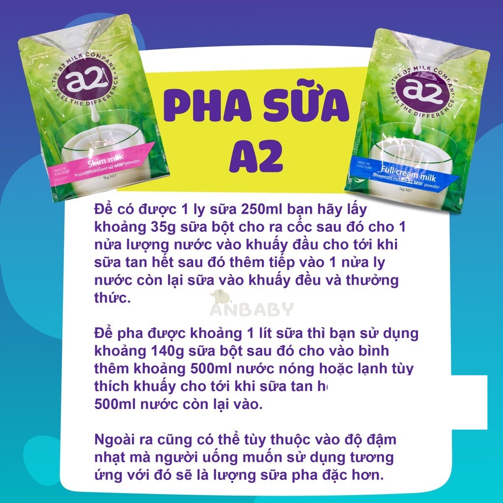 Sữa A2 Úc Nguyên Kem và MILO Dành Cho Mọi Lứa Tuổi Chính Hãng Giá Tốt