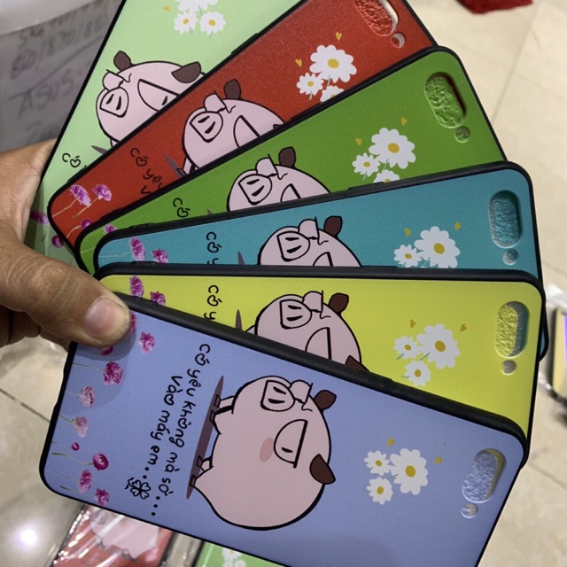 Ốp lưng Oppo A3S heo xinh