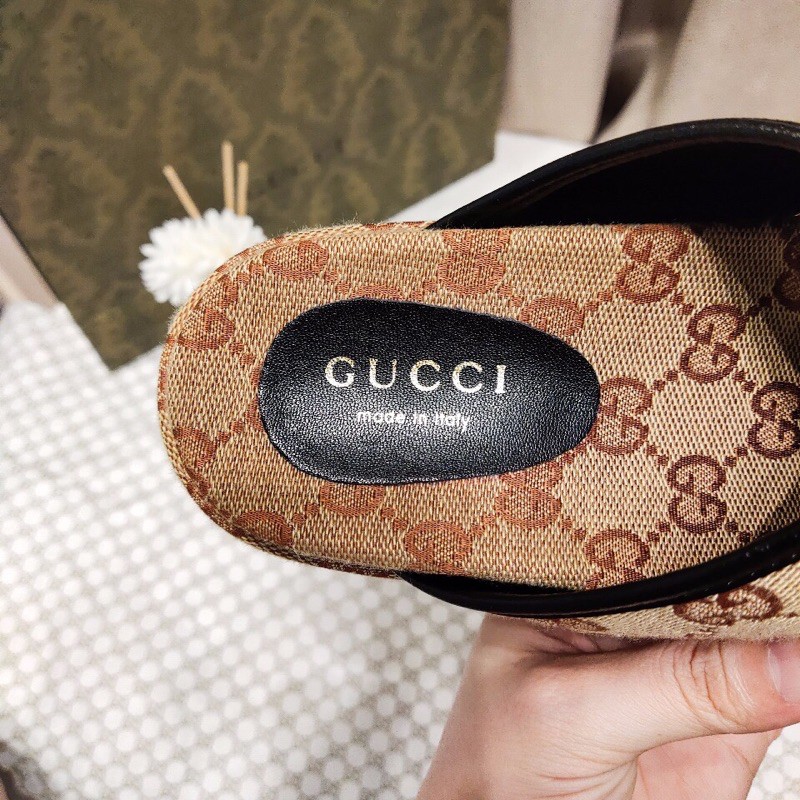 Dép quai chéo thời trang cho nữ Gucci GG cao cấp mẫu mới 2021 nhiều màu