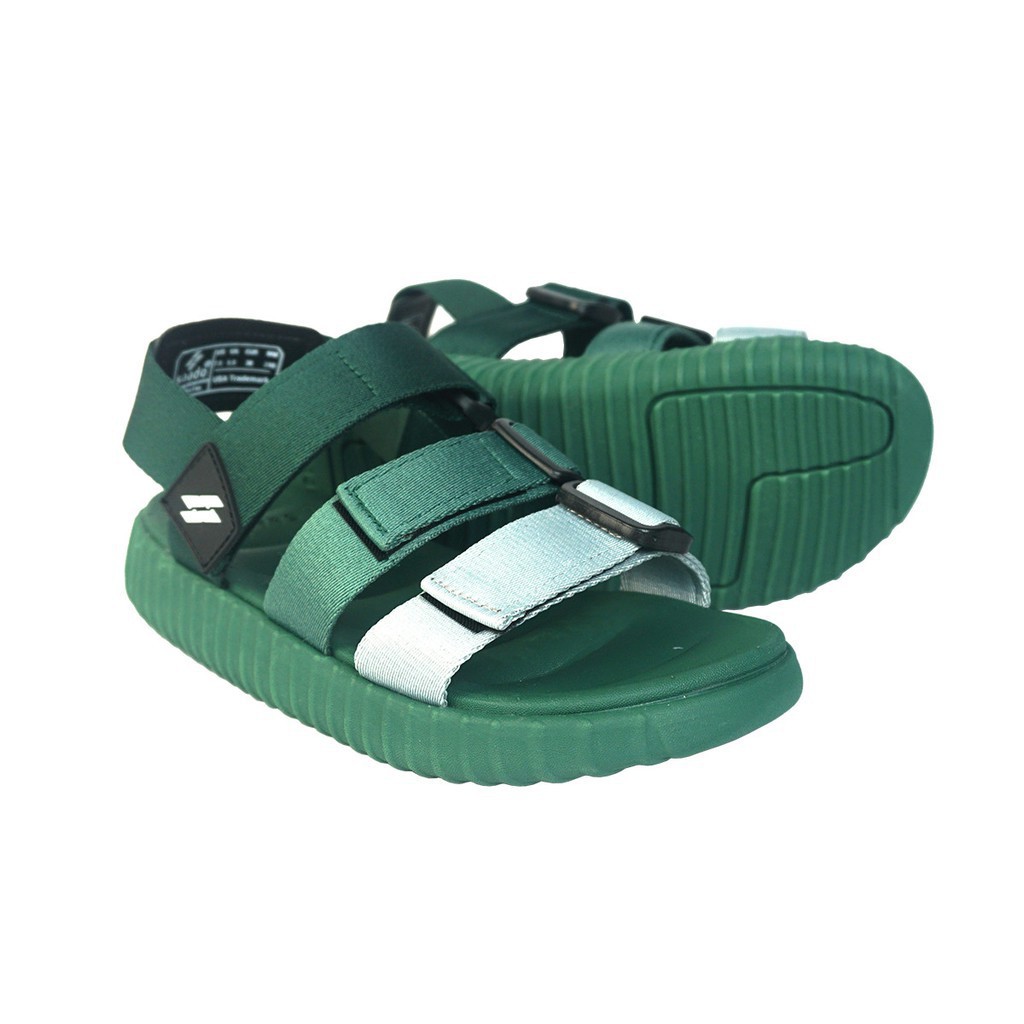 [CHÍNH HÃNG] SANDAL SAADO | BC01 Fresh –  Màu Xanh Rêu Pantone Đế Xuồng | Giày Sandal Nam Nữ Thương Hiệu Mỹ Cao Cấp