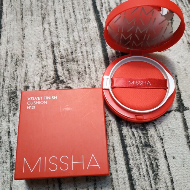 Phấn Nước MISSHA VELVET FINISH CUSHION Hộp Đỏ