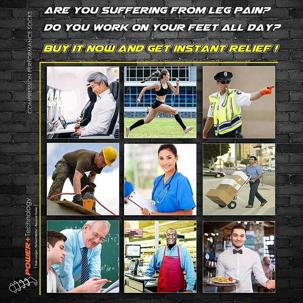 Vớ Nén Thể Thao Cổ Cao Cho Nam Nữ