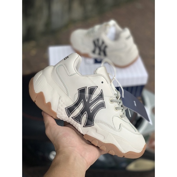 { Mã N1 Freeship} Giày thể thao NY đế nâu nam nữ tặng box bill