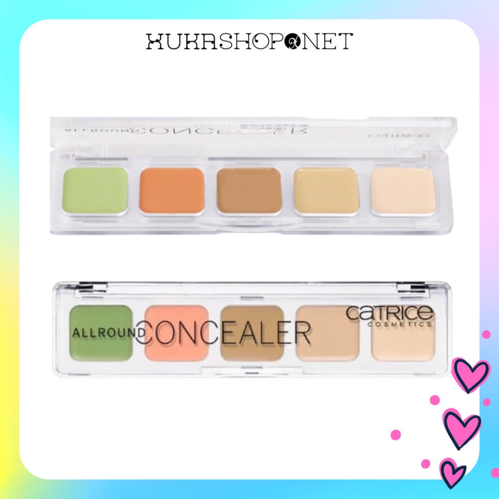 [Chính hãng] Bảng kem che khuyết điểm Catrice Allround Concealer Palette độ che phủ cao / chống thấm lâu trôi (6g)