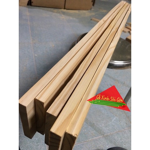 Thanh gỗ thông pallet dài 1m, rộng 9.4cm, dày 1.4cm được bào láng đẹp