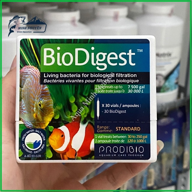 Vi Sinh Bio Digest  🐠🐠🐠 Bổ sung vi sinh Bổ sung vi sinh sống , giúp tạo hệ vi sinh cho hồ cá nước mặn và nước ngọt