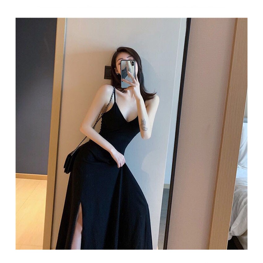 [Mã WASTXINH giảm 10% tối đa 15K đơn 99K] Đầm Nữ, Đầm Maxi Xẻ Tà, Váy Hai Dây, Váy Maxi Thun Dài Gợi Cảm Moda.H | BigBuy360 - bigbuy360.vn