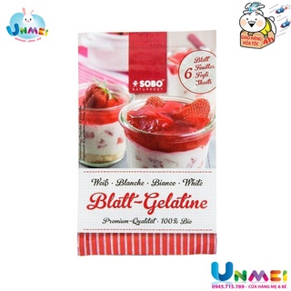 Gelatin hữu cơ dạng lá Sobo 10g