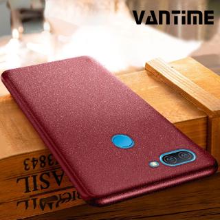 For Oppo A12 Sandstone Case Matte Soft TPU Ultra Thin Protective Back Cover