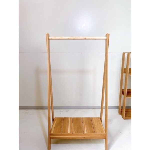 💥Siêu Sale💥Giá Kệ Gỗ Treo Quần Áo 1 Tầng Chữ A