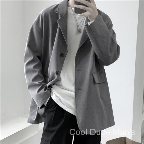 Casual Small Suit Men's Main Korean LooseDKUniforminsgang feng LoversJKSuit Trendy Pu Handsome Coat