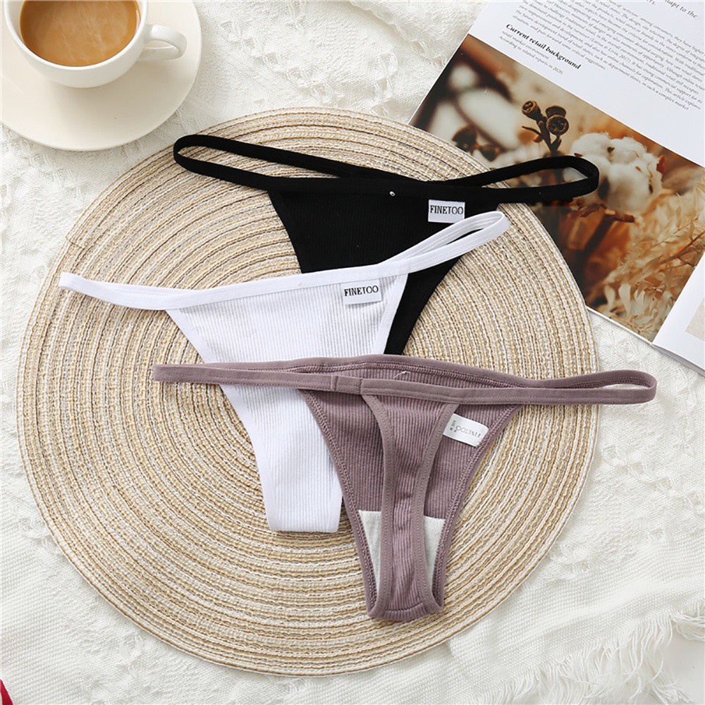 Quần Lót Lọt Khe Eo Thấp Bằng Cotton Mềm Thoáng Khí Nhiều Màu Gợi Cảm Cho Nữ