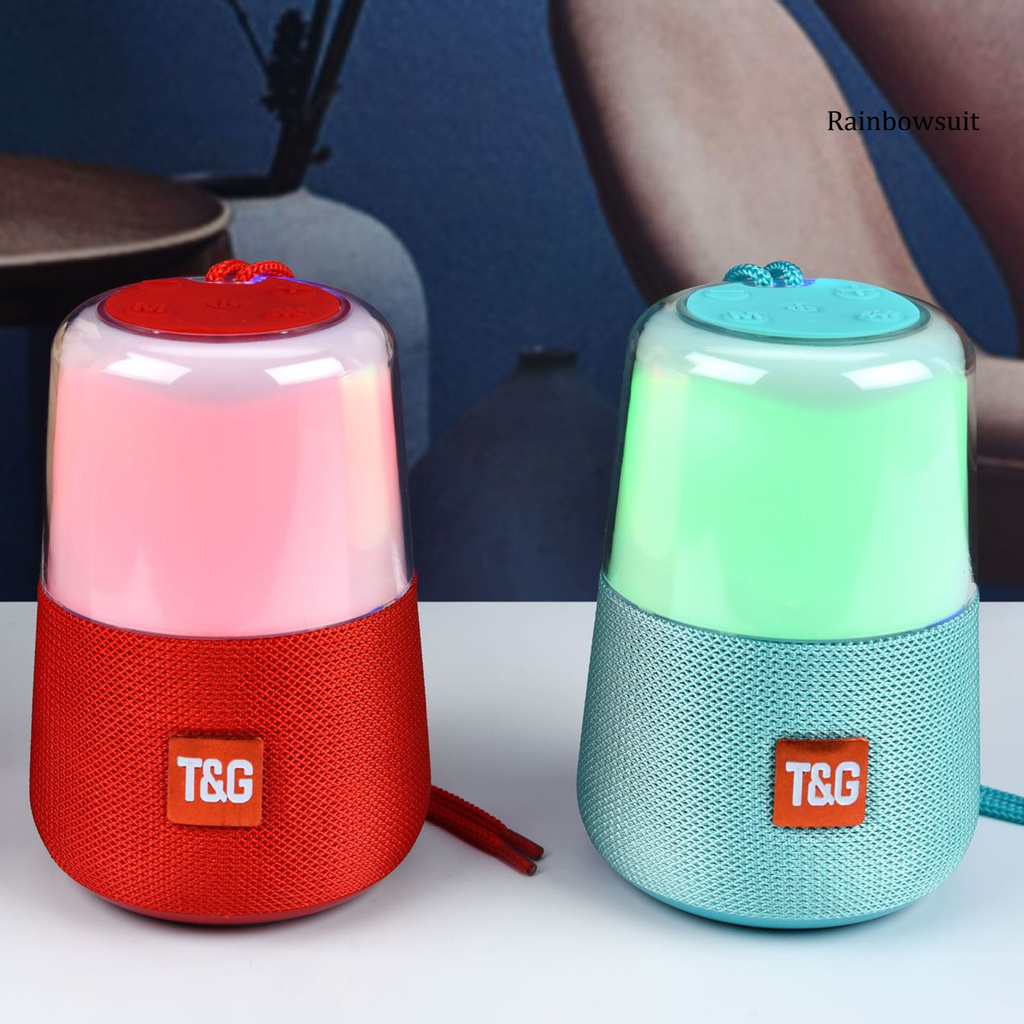 Loa Bluetooth Mini Không Dây Tg168 Có Đèn Led