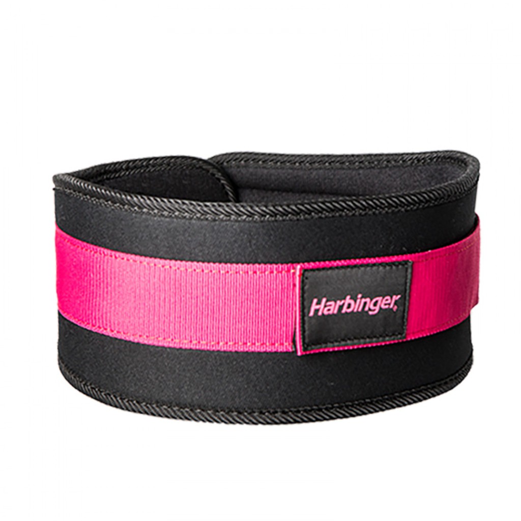 Phụ Kiện Thể Thao Gym ĐAI LƯNG NỮ 5 INCHES HỒNG HARBINGER WOMEN FOAM CORE BELT - Authentic 100%