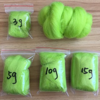 [ĐEN - XÁM] Len chọc - len thô - Needle Felting - Chọc bông