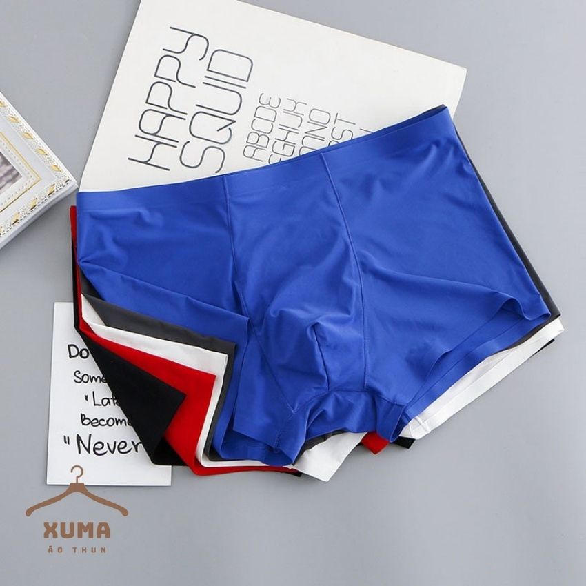 [ Free Ship ] Quần sịp đùi quần lót nam xu đúc thun lạnh trơn cotton con dãn thoải mái 4 chiều xuma