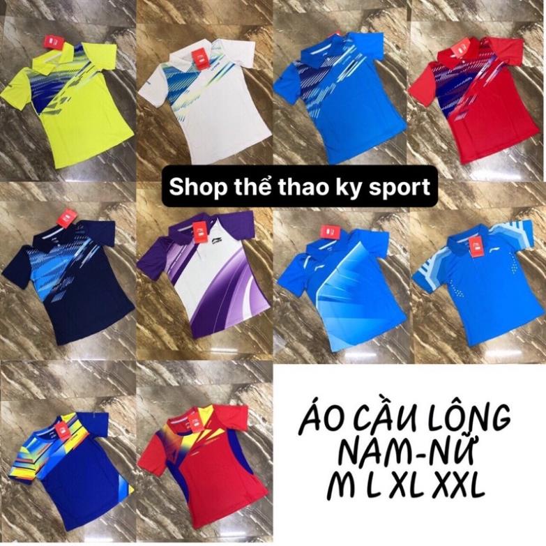 🏸Bộ Quần áo Cầu Lông NILINH ( nam nữ )Chất liệu vải mè lưới uni, thấm hút mồ hôi ( hàng bao đẹp) 🥇