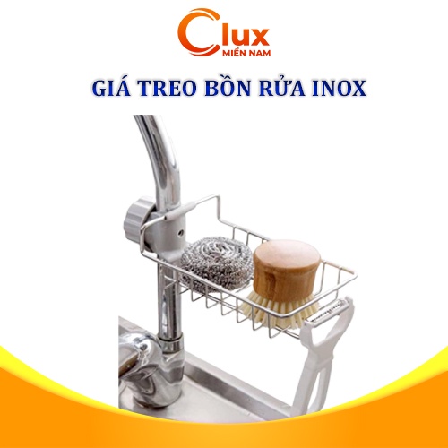 Giá treo bồn rửa bát inox 304 cao cấp , Giỏ inox đựng giẻ rửa chén bát, để đồ nhà tắm, nhà vệ sinh tiện lợi