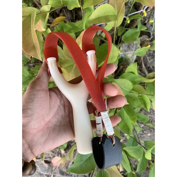 Ná thun bắn sỏi đá chất liệu ABS cột sẵn dây dày 2mm y hình