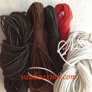 [Mã FAMAYFA giảm 10K đơn 50K] 1 Cuộn 20m dây chun chỉ thun tròn 1.1mm co giãn (chỉ bo) xỏ hạt gỗ