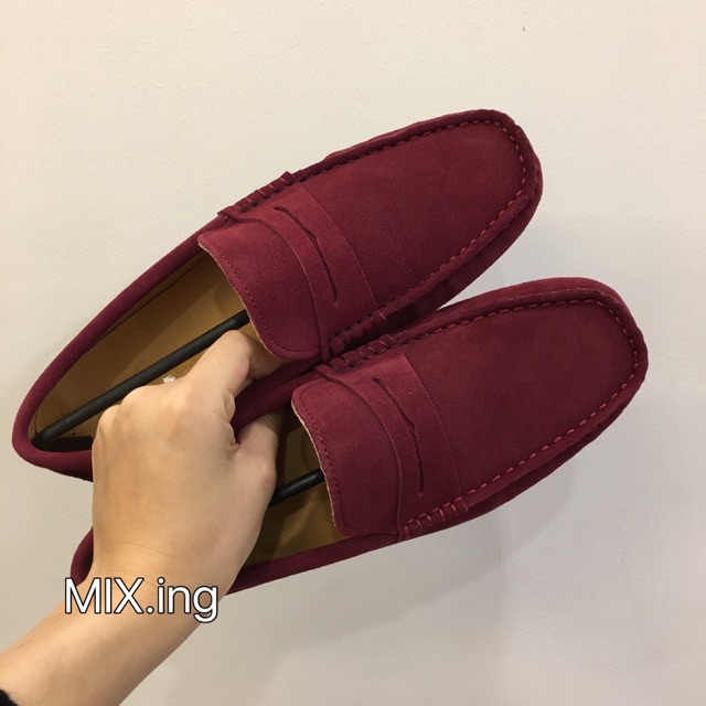 Giày lười da lộn/ giày mọi da lộn