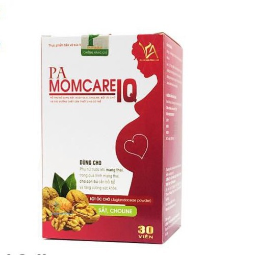 PA Moncare IQ -Viên sắt cho bà bầu, giúp bổ sung sắt, acid folic, choline