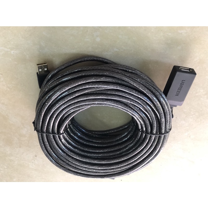 Cáp Nối Dài USB 2.0 5M, 10M, 15M, 20M, 25M, 30M UGreen US121 - Hàng Chính Hãng, Chipset Cao cấp