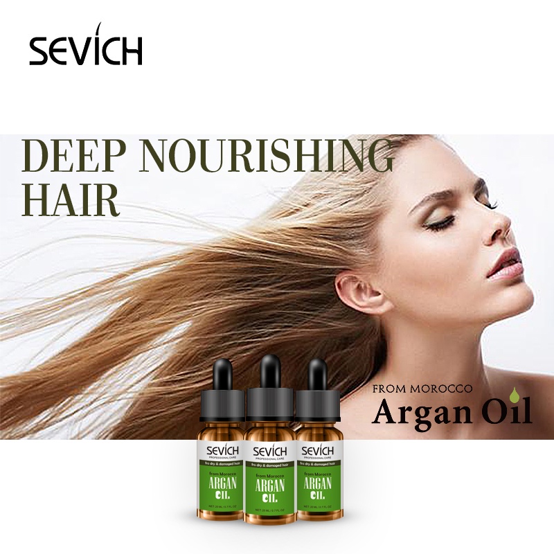 Serum dưỡng tóc dầu argan Sevich phục hồi chuyên sâu tóc khô, hư tổn hiệu quả 20ml- Hanayuki Asia