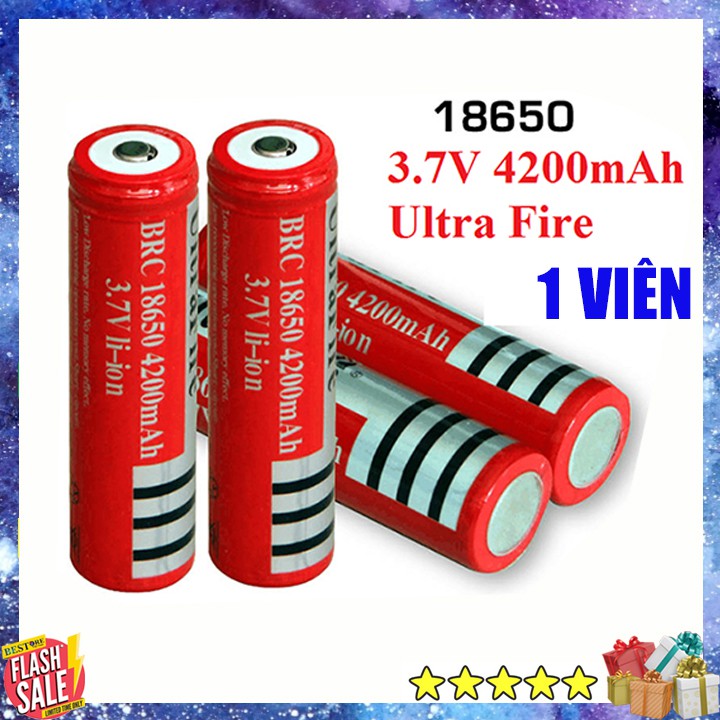 Pin sạc ultra fire 4200 mAh chuyên dùng cho loa phóng thanh, đèn