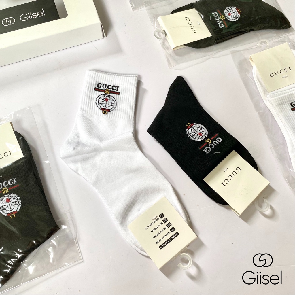 Tất vớ cao cổ ngắn mắt cá chân nam nữ COMBO 5 ĐÔI cotton co giãn kháng khuẩn khử mùi thoáng khí