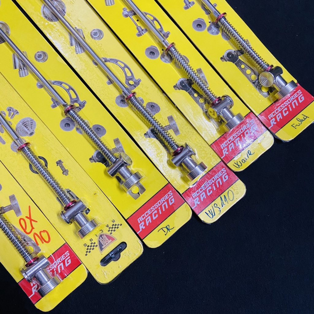 (Kèm ốc tăng chỉnh và lò xo xi ken) Đũa thắng đùm xe máy INOX 304 gắn các dòng xe WAVE, WAVE s110, Sirius, Ex10, Dream..