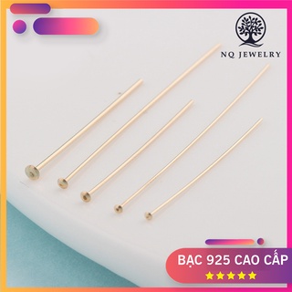 Đinh bạc đầu dẹp mạ vàng