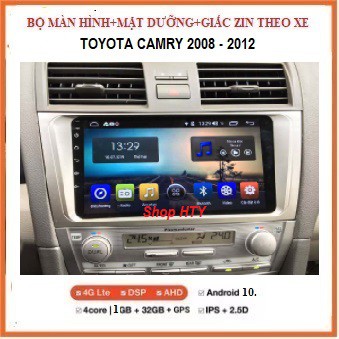 Bộ màn hình,Đầu DVD Android Cho Ô Tô CAMRY đời 2008-2012 Tích Hợp GPS Chỉ Đường, Xem Camera Lùi - Màn 9 inch Full HD..