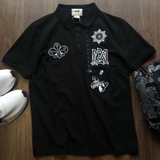 Áo thun nam có cổ H&M Real
