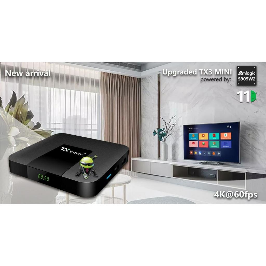 Android TV Box TX3 mini - AndroidTV 11, Amlogic S905W2, Ram 2GB, Bộ nhớ trong 16GB