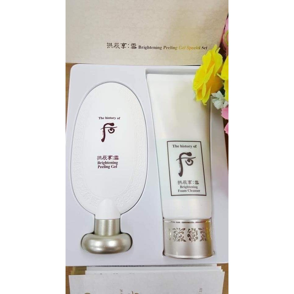 Set tẩy da chết whoo