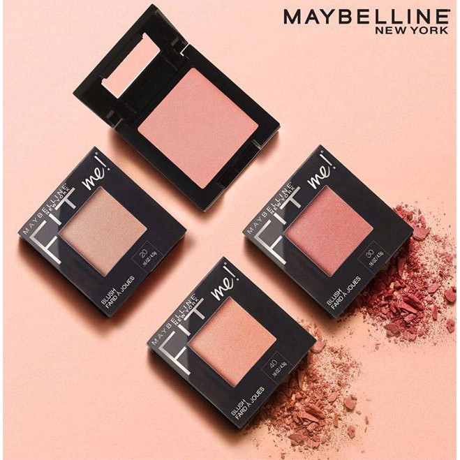 Phấn Má Hồng Mịn Lì Chuẩn Màu Maybelline Fit Me