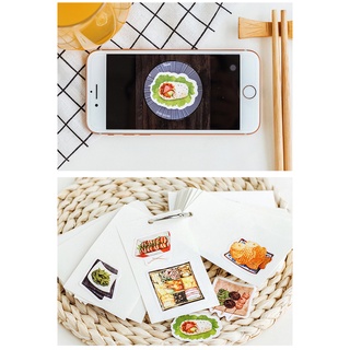 46 Miếng Dán Trang Trí Hình Đồ Ăn Dễ Thương